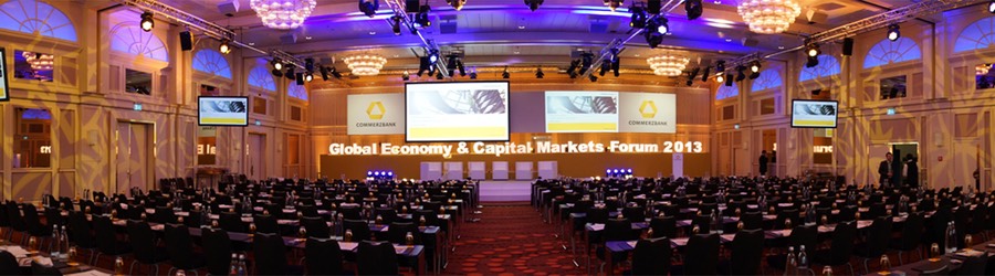 Commerzbank AG Global Economy & Capital Markets Forum 1 2013 Marriott Hotel Frankfurt  SANDBURG event production support
